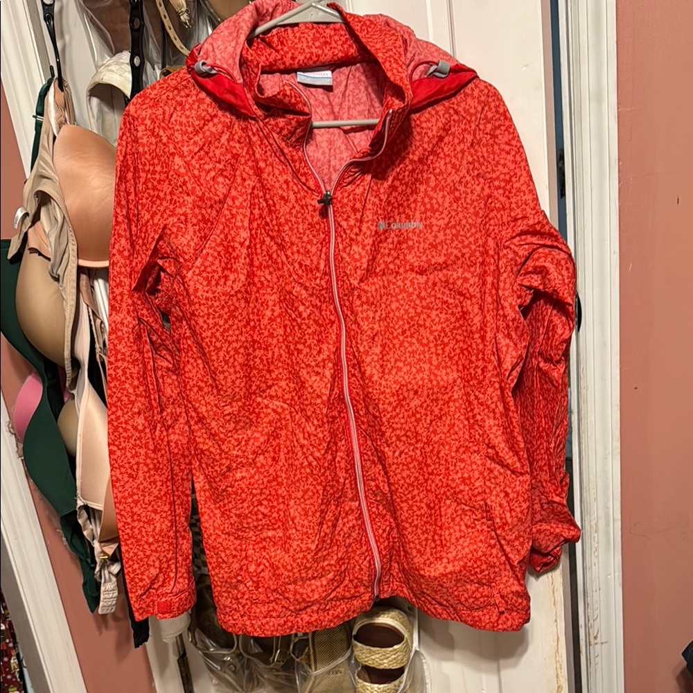 Columbia Red Hooded Jacket